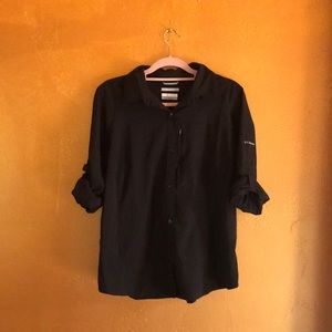 Columbia Blouse, Size XL, Black